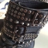 Saint Laurent Signature Rangers Studded Punk Sole Boots,